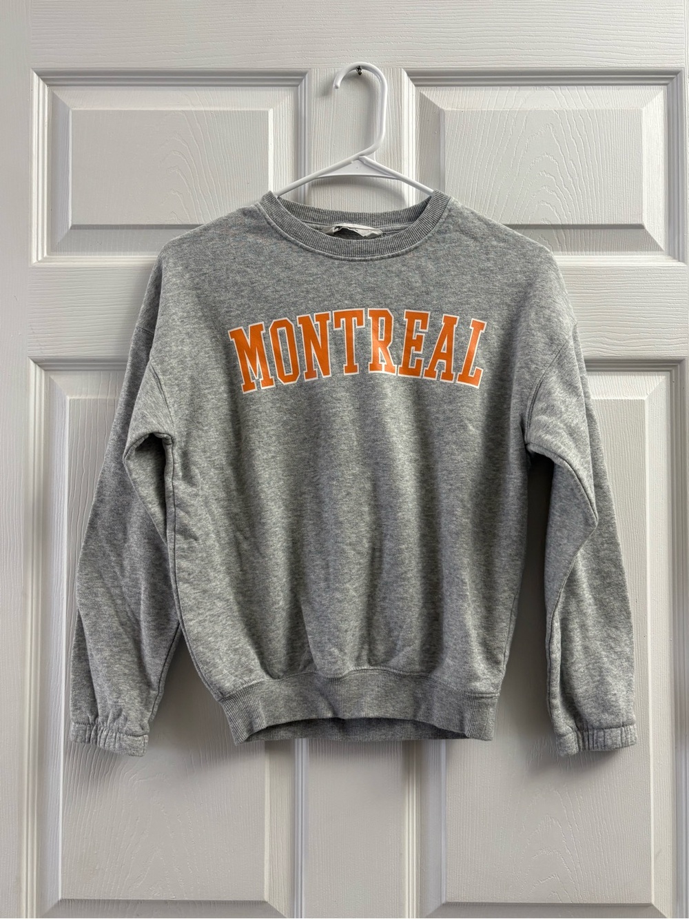 Kids H&M Gray Montreal Crewneck Sweater